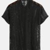 Textured Button Up Shirt