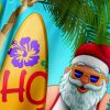 01a509924b3ef1be583ff0c89e20dc48e96a114e9e42ccfe846545c92cddeba2.jpg Santa Claus Chest Pocket Short Sleeve Hawaiian Shirt