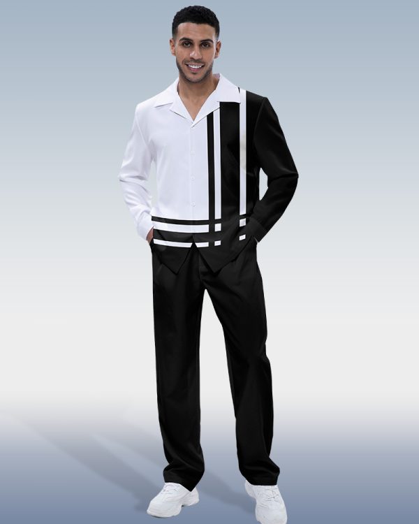 Black Art Long Sleeve Walking Suit