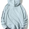 Relax Fit Ghost Print Hoodie