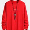 Long Sleeve Dream Print Cotton T-Shirt