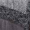 Zip Up Faux Suede Patchwork Sweater