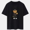 Hip Hop Bear Print Heavy Weight Oversize T-Shirt
