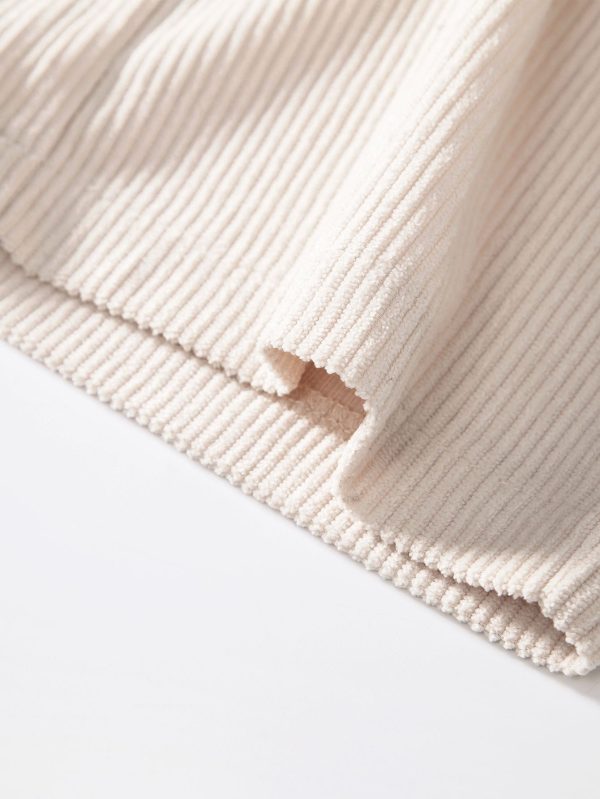 Straight Leg Corduroy Pants