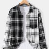 Patchwork Flannel Plaid Overshirt