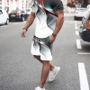 Men's Fashion Short Sleeve Suit 3 Colors