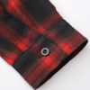Long Sleeve Corduroy Plaid Panel Shirt