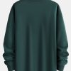 Astronaut Bear Print Relax Fit Sweatshirt