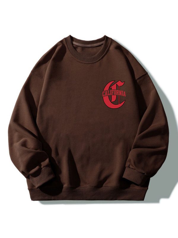 C California Print Relaxed Sweatshirt