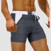 0835fb06bfea9f3ede96215449e648ea149ffd8c71a12328bc4eaf2870154600.jpg Men's Swim Trunks Square Leg with Pockets Mesh Lining Beach Shorts Underwear