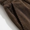 Loose Fit Corduroy Cargo Pants