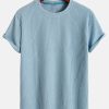 Muscle Fit Ribbed T-Shirt