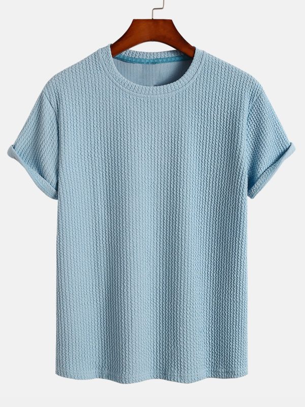 Muscle Fit Ribbed T-Shirt