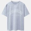 Los Angeles Letter Print Drop Shoulder Oversize T-Shirt