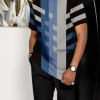 Men's Casual Colorblock Walking Suit-030
