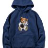 NASA Astronaut Bear Print Hoodie