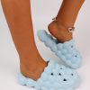 Puffy Thick-soled Bubble Shoes With Lychee Design