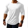Slim Simple Casual Plain Men's T-Shirt
