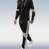 Men's Grey Zip Hoodie Two Piece