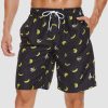 Men's Beach Shorts Swimming Trunks Mesh Lining Shorts with 2 Pockets Quick Dry