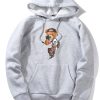 Selfie Bear Print Hoodie