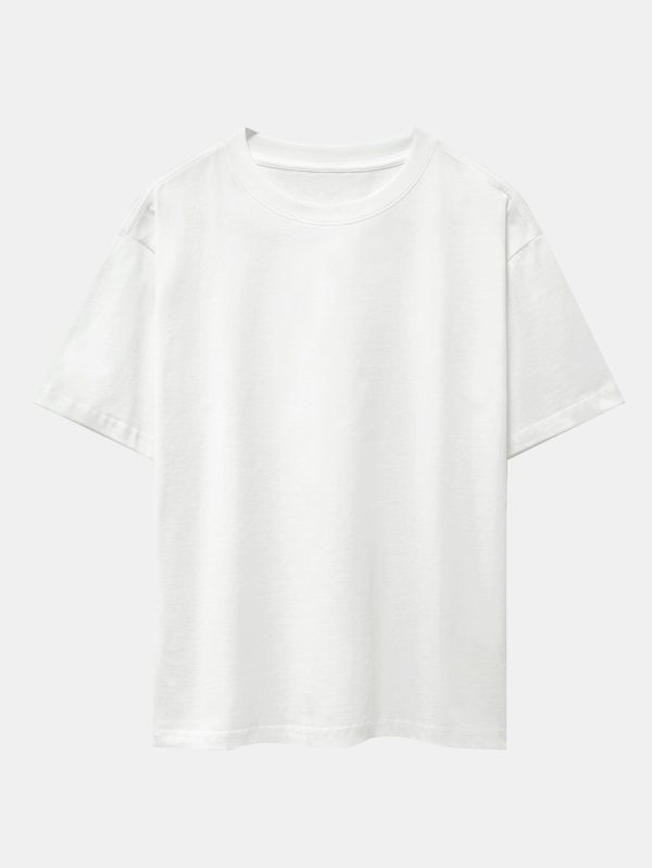 Heavy Weight Oversize T-Shirt &  Loose Fit Drawstring Waffle Shorts