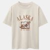 Alaskan Eagle Print Heavy Weight Oversize T-Shirt