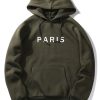 Paris Print Raglan Hoodie & Jogger Pants