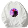 Kyoto Landscape Painting Print Relaxed Sweatshirt