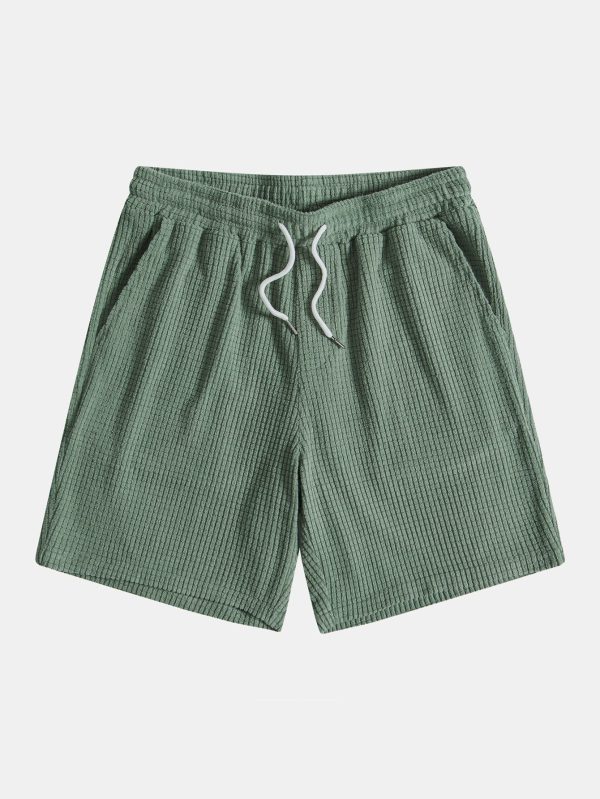 Waffle Polo Shirt & Waffle Shorts