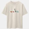 Cartoon Dinosaur Print Heavy Weight Oversize T-Shirt