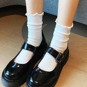 Solid Crew Socks