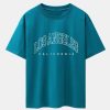 Los Angeles Letter Print Drop Shoulder Oversize T-Shirt