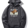 Money Bear Print Hoodie