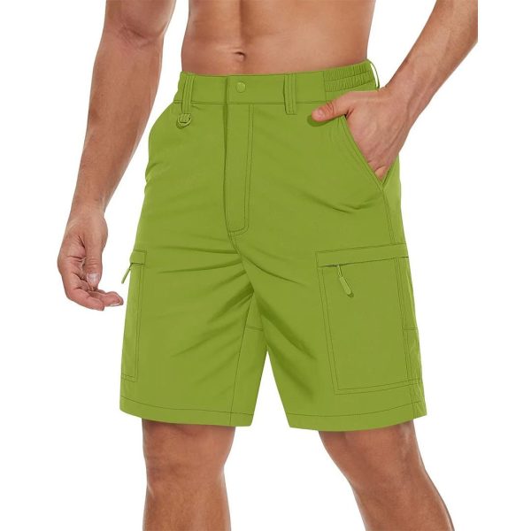 129a44a6fd48cbe522b4130bcfdd674351d2f5827f1372d42f2ed42e42f3f4e2.jpg Men's Casual Quick-Dry 5 Pockets Cargo Short