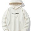 Paris Print Cotton Blend Hoodie & Jogger Pants