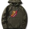 Shoulder Bag Bear Print Hoodie