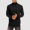 1530ea251e4b546c99ec56609f7eff47ebec75ea40b50c4c384bd20335751ef4.jpg Men's Turtleneck Sweater Heavyweight Long Sleeves Cotton Pullover Knitted Casual Sweatshirt