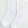 Plain Crew Socks
