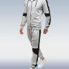 Men's Grey Zip Hoodie Two Piece