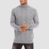 173f56994b81bb123ab4534ebbea30a2881f5e75994c73d2a375affcaf6ecac3.jpg Men's Turtleneck Sweater Heavyweight Long Sleeves Cotton Pullover Knitted Casual Sweatshirt