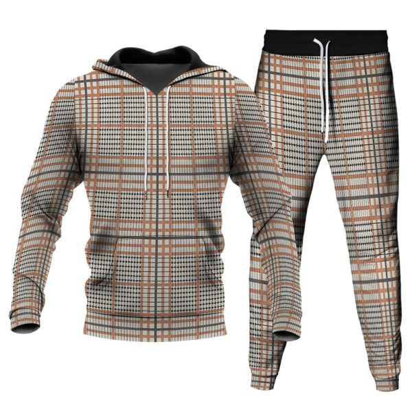 Men's Personalized Printed Hoodie Set 036