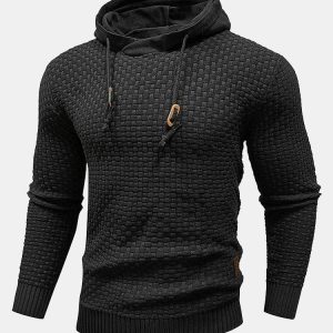 Knit Hooded Sweater