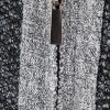Zip Up Faux Suede Patchwork Sweater