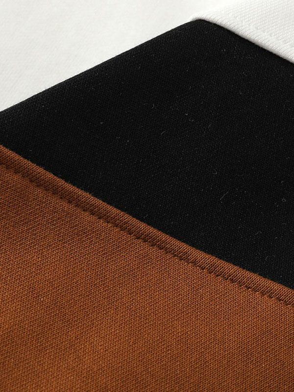 Color Block Crewneck Sweatshirt
