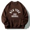 New York Print Relaxed Sweatshirt