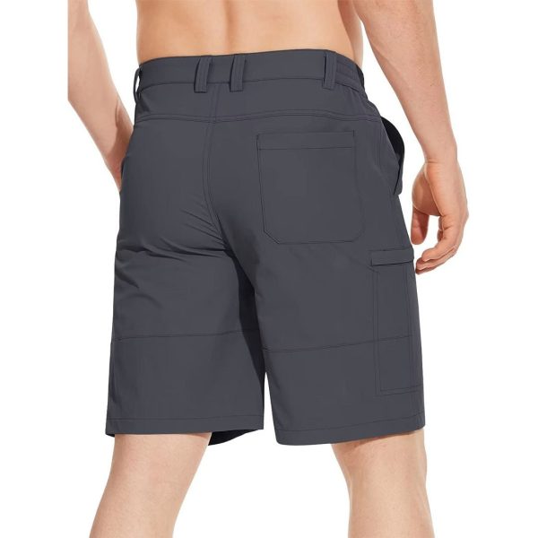 1d7780768d3c45ff11d10431c6d4cedc719a29a44becdf1ae685a8448e802c06.jpg Men's Casual Quick-Dry 5 Pockets Cargo Short