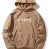 Paris Print Raglan Hoodie & Jogger Pants