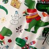 2032652fcea09a2b29577a68888299abb7dc56d6685d906fc2ecbc40ec39860c.jpg Men's Christmas Dinosaur Print Short Sleeve Hawaiian Shirt with Chest Pocket