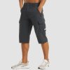 233c05a5692e3de58693c2405657ca4f3bedb6cd3a30ce9160bfe96ad4ee8b74.jpg Men Knee Length Shorts Lightweight Thin Quick Dry Cargo Shorts